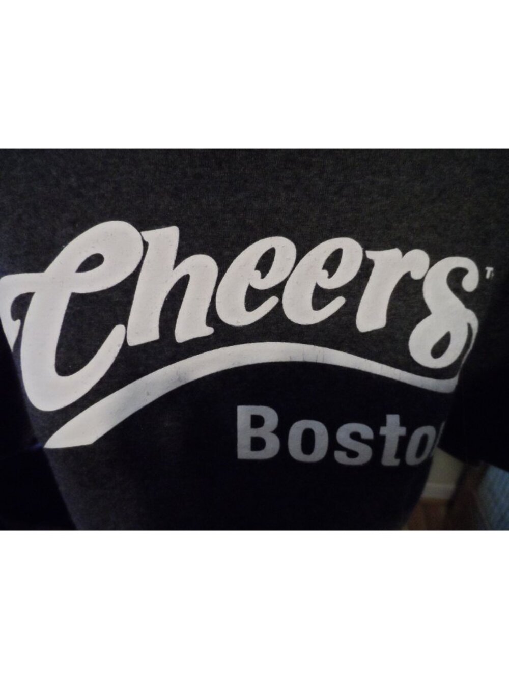 Cheers Boston T Shirt Delta Pro Weight Gray Mens Size M TV Show Promo - Picture 2 of 7